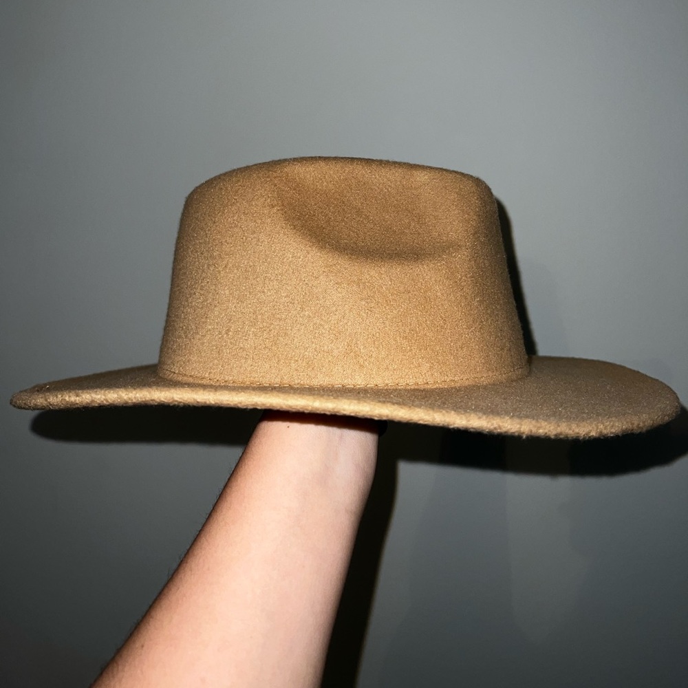 Tan Fedora readjustable size